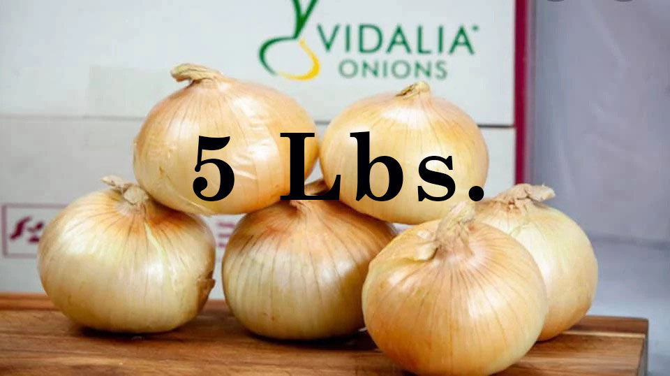 5 lb bag of onions.  Must be picked up May- 5th or 6th.